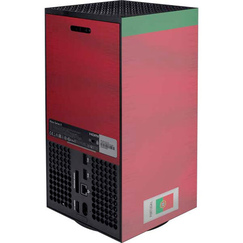 Portugal Soccer Flag XBox Series X Digital Edition Console Skin